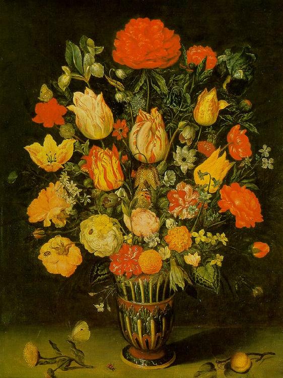 BOSSCHAERT, Ambrosius the Elder Still-Life of Flowers f